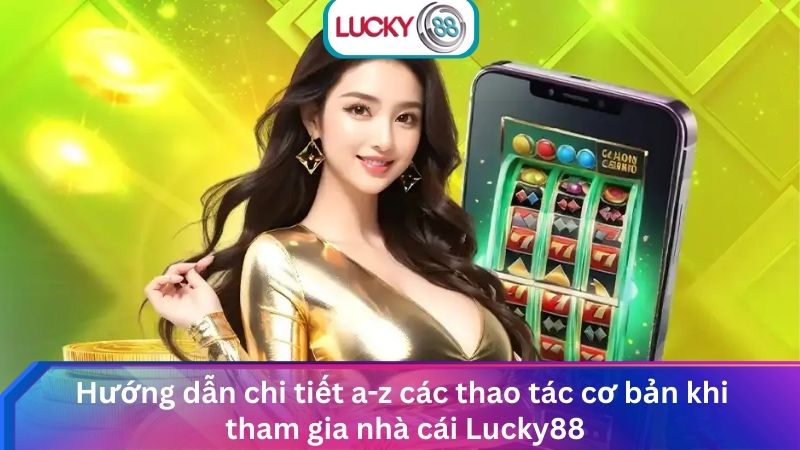 Hướng dẫn chi tiết A-Z các thao tác cơ bản khi tham gia nhà cái Lucky88