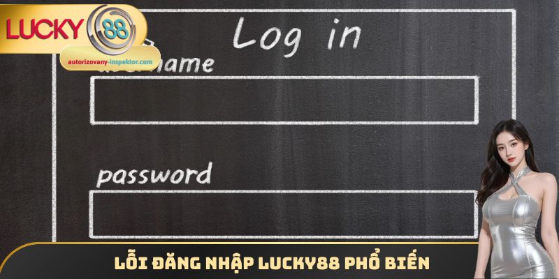 Lỗi đăng nhập Lucky88 phổ biến